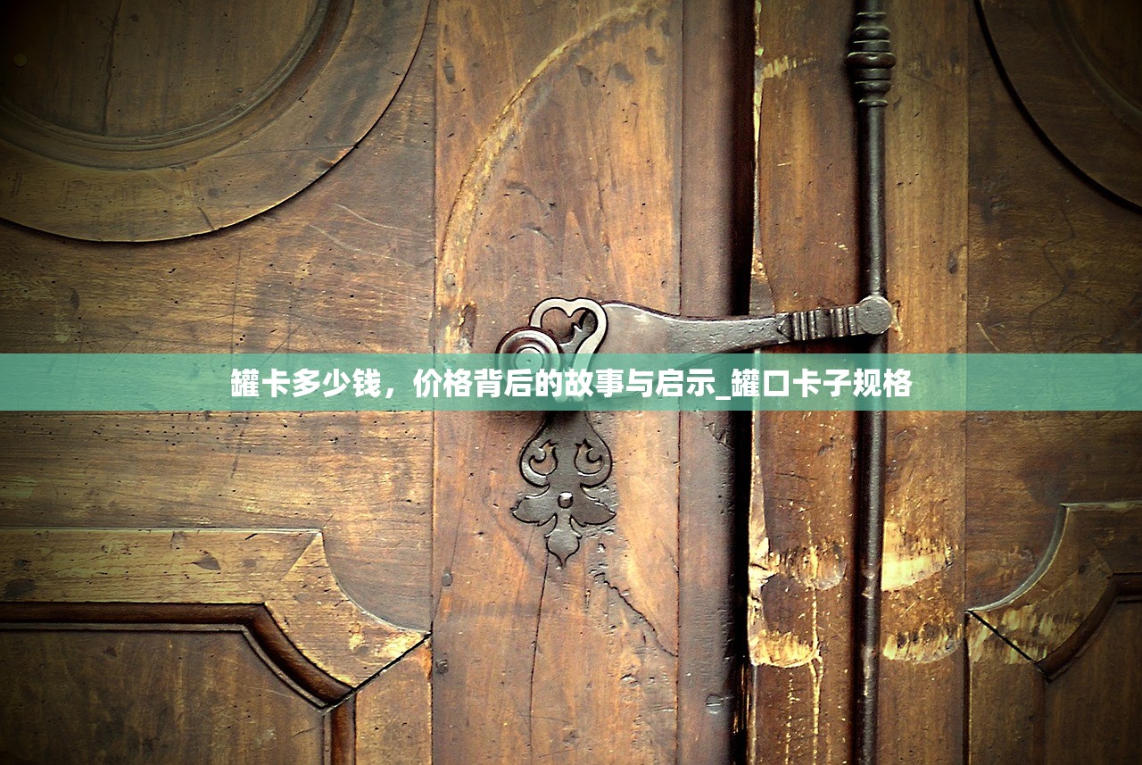 罐卡多少钱，价格背后的故事与启示_罐口卡子规格